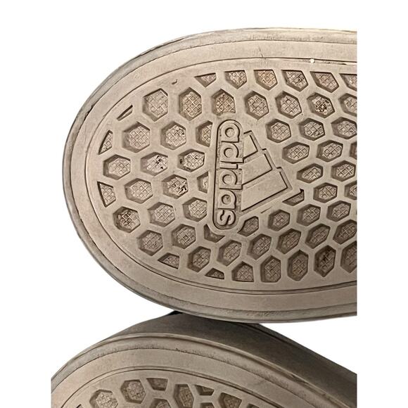 Adidas Bravada 2.0 Platform Skater Sneakers •Women 7.5• Black White Canvas Shoes - Picture 5 of 9